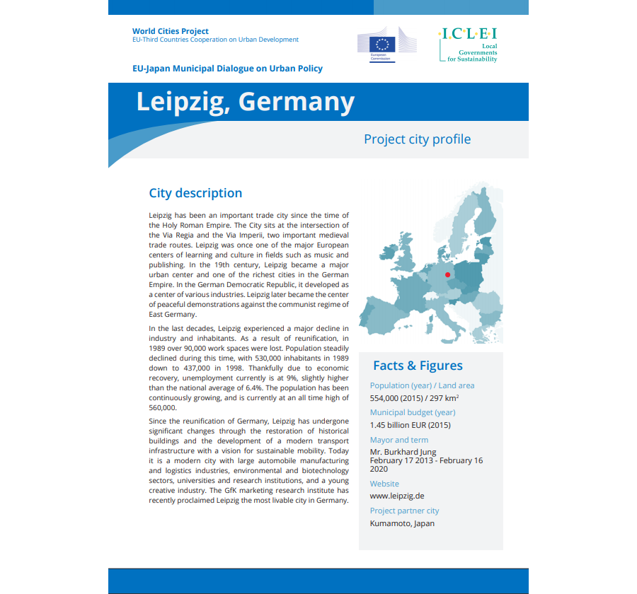 World Cities Project city profile: Leipzig, Germany