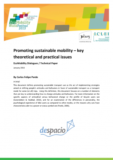Promoting sustainable mobility